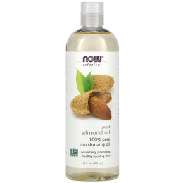 Масло сладкого миндаля Now Foods (100% Pure Moisturizing Sweet Almond Oil) 473 мл