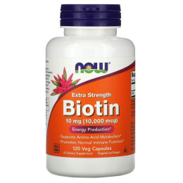 Биотин Now Foods (Biotin) 10000 мкг 120 капсул