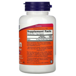 Биотин Now Foods (Biotin) 10000 мкг 120 капсул