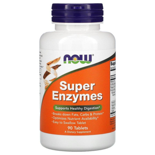 Энзимы Now Foods (Super Enzymes) 90 таблеток