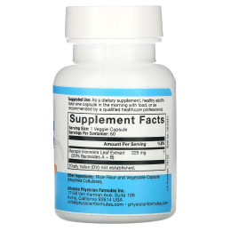 Бакопа экстракт Advance Physician Formulas, Inc. (Bacopa) 225 мг 60 капсул