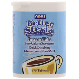 Стевия подсластитель Now Foods (Better Stevia Instant Tabs) 175 таблеток