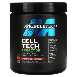 Muscletech, Creactor, экстремальный фруктовый пунш, 269 г (9,51 унций)