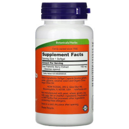 Со Пальметто (сереноя) Now Foods (Saw Palmetto Extract) 160 мг 120 желатинових капсул