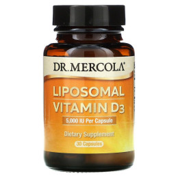 Липосомальный витамин Д3 Dr. Mercola (Liposomal Vitamin D3) 5000 МЕ 30 капсул