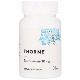 Цинк Піколинат посилений Thorne Research (Zinc Picolinate) 60 рослинних капсул