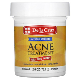 Серная мазь лечение акне максимальный эффект De La Cruz (Acne Treatment Ointment with 10% Sulfur Maximum Strength) 73,7 г