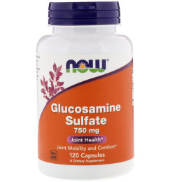 Глюкозамин Сульфат Now Foods (Glucosamine Sulfate) 750 мг 120 капсул