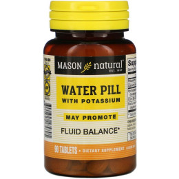 Водяні пігулки з калієм Mason Natural (Water Pill with Potassium) 90 пігулок