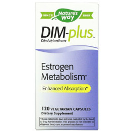 DIM-plus, с формулой, улучшающей метаболизм эстрогенов, Nature's Way, 120 капсул