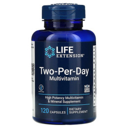 Мультивитамины Life Extension (Two-Per-Day Capsules) 120 капсул