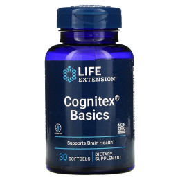 Витамины для мозга когнитивные основы Life Extension (Cognitex Basics) 30 капсул