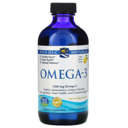 Рыбий жир жидкий Nordic Naturals (Omega-3) со вкусом лимона 237 мл