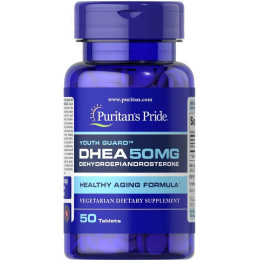 ДГЭА, DHEA, Puritan's Pride, 50 мг, 50 таблеток