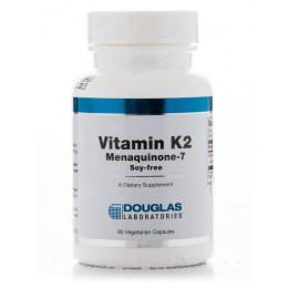 Вітамін К2 Менахінон-7 Douglas Laboratories (Vitamin K2 Menaquinone-7) 60 вегетаріанських капсул