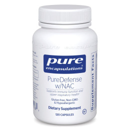 Витамины для иммунитета с ацетилцистеином Pure Encapsulations (PureDefense with NAC) 120 капсул