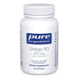 Гинкго билоба Pure Encapsulations (Ginkgo 50) 160 мг 120 капсул