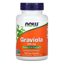 Гравиола Now Foods (Graviola) 500 мг 100 капсул