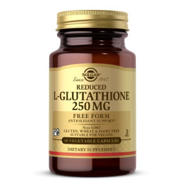 Глутатіон Solgar (L-Glutathione) 250 мг 30 капсул