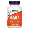 ГАМК гамма-аминомасляная кислота Now Foods (GABA) 750 мг 100 капсул