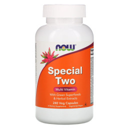 Мультивитамины Now Foods (Special Two) 240 растительных капсул