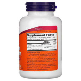 Аскорбат натрия порошок Now Foods (Sodium Ascorbate) 227 г