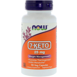 7-Кето ДГЕА Now Foods (7-Keto DHEA) 25 мг 90 капсул