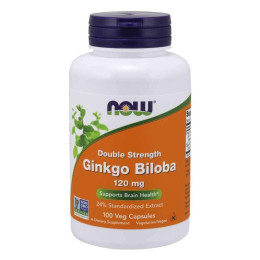 Гинкго Билоба Now Foods (Ginkgo Biloba) 100 капсул