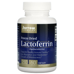 Лактоферрин, Lactoferrin, Jarrow Formulas, 250 мг, 60 капсул