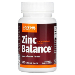 Цинк Баланс Jarrow Formulas (Zinc Balance) 100 капсул