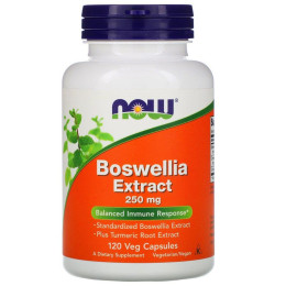 Экстракт босвеллии Now Foods (Boswellia Extract) 250 мг 120 вегетарианских капсул