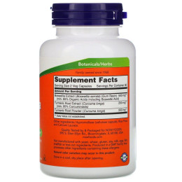 Экстракт босвеллии Now Foods (Boswellia Extract) 250 мг 120 вегетарианских капсул