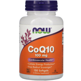 Коэнзим Q10 с витамином E Now Foods (CoQ10 with Vitamin E) 150 капсул