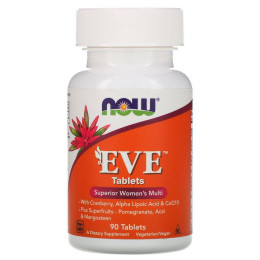 Женские мультивитамины ЭВЕ Now Foods (EVE Tablets) 90 таблеток