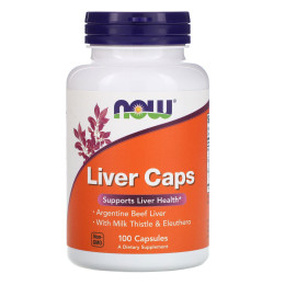 Витамины для печени Now Foods (Liver Caps) 100 капсул