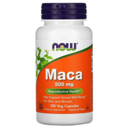 Мака Now Foods (Maca) 500 мг 100 вегетарианских капсул