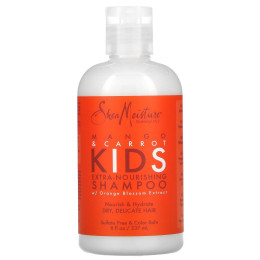 Дитячий екстра-живильний шампунь з манго та морквою SheaMoisture (Kids Extra-Nourishing Shampoo Mango & Carrot) 237 мл