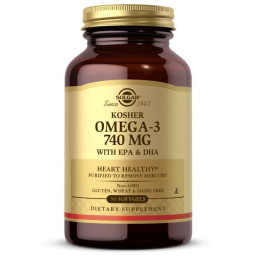 Кошерна Омега 3 Solgar (Kosher Omega-3) 675 мг 50 м'яких капсул