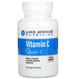 Витамин С Lake Avenue Nutrition (Vitamin Quali-C) 1000 мг 60 растительных капсул