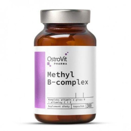 Витамины группы В, PHARMA METHYL B-COMPLEX, OstroVit, 30 капсул