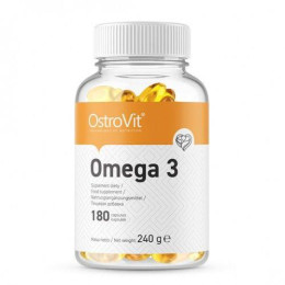 Омега 3, OMEGA 3, OstroVit, 180 капсул