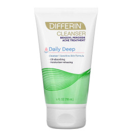 Щоденний глибокий засіб для чищення Differin (Daily Deep Cleanser) 118 мл