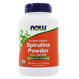 Органическая спирулина порошок Now Foods (Organic Spirulina) 113 г