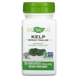 Ламинария Nature's Way (Kelp) 600 мг 100 капсул