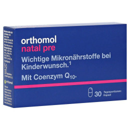 Orthomol Natal Pre, Ортомол Натал Пренатальний, 30 днів (капсули)