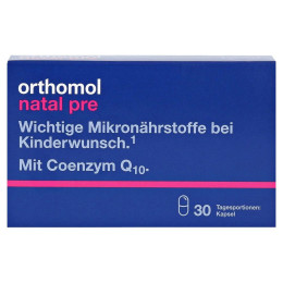 Orthomol Natal Pre, Ортомол Натал Пренатальний, 30 днів (капсули)