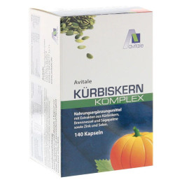 Насіння гарбуза комплекс для простати Avitale (Kürbiskern Komplex/Pumpkin Seeds Complex For The Prostate) 140 капсул