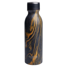 Термос чорний мармур Bohtal (Insulated Flask Black Marble) 600 мл