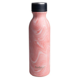 Термос розовый мрамор Bohtal (Insulated Flask Pink Marble) 600 мл