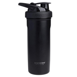 Шейкер спортивный черный SmartShake (Insulated Steel) 750 мл